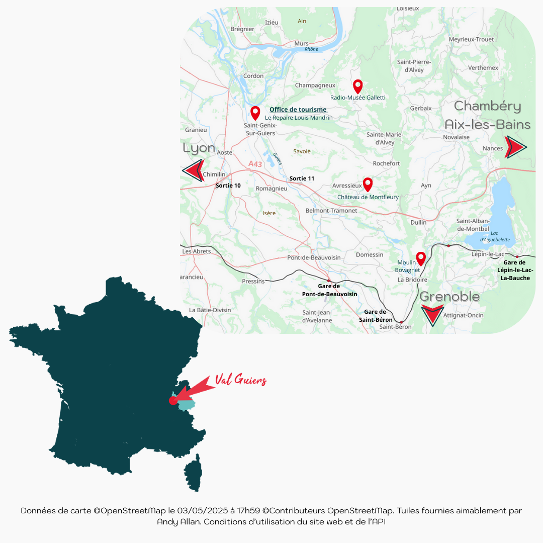 Carte Val Guiers carte Val Guiers