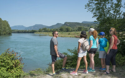 Confluence Guiers-Rhône : le point le plus bas de Savoie